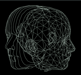 Wireframe operator profile, mid-uplink